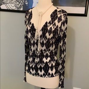 LOFT patterned cardigan